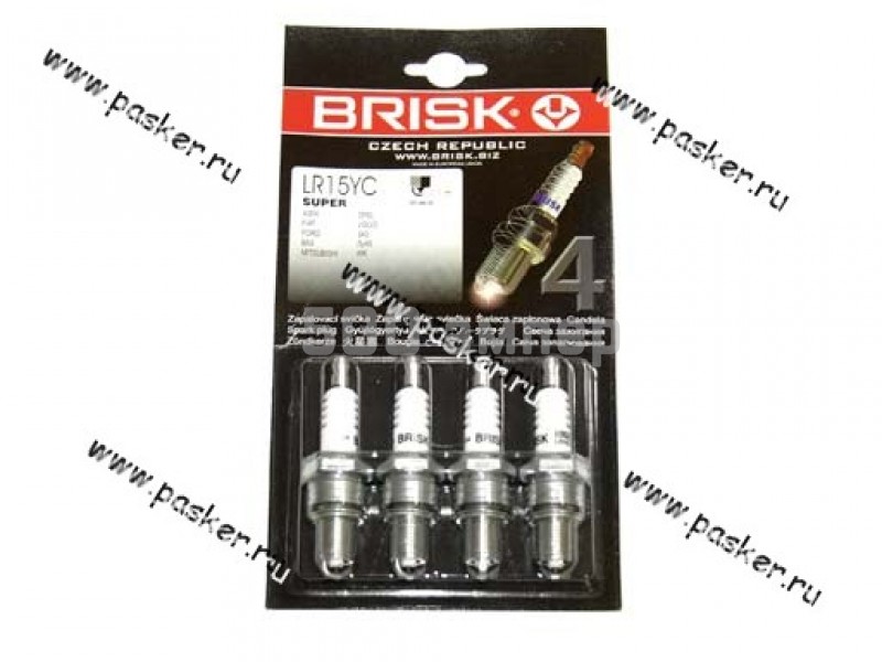 Свечи BRISK 2101-099 LR15YC с резистором 2101-3707000-01 11817