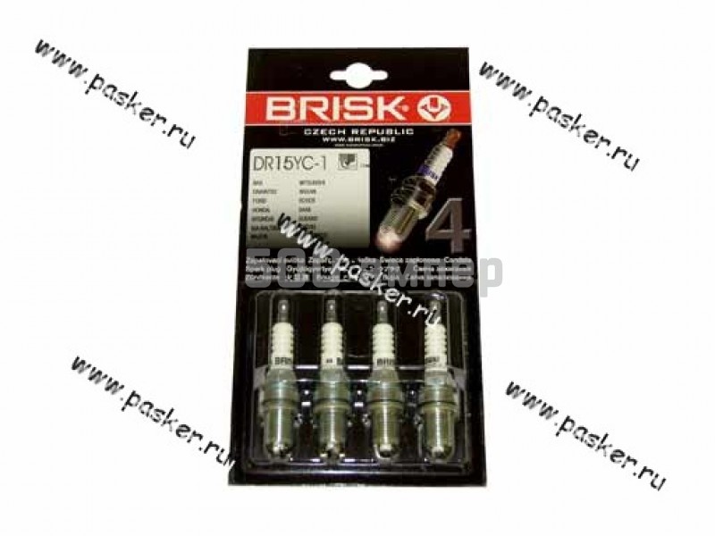Свечи BRISK 2110 DR15YC-1 16кл инжектор с резистором 2110-3707010-01 2830