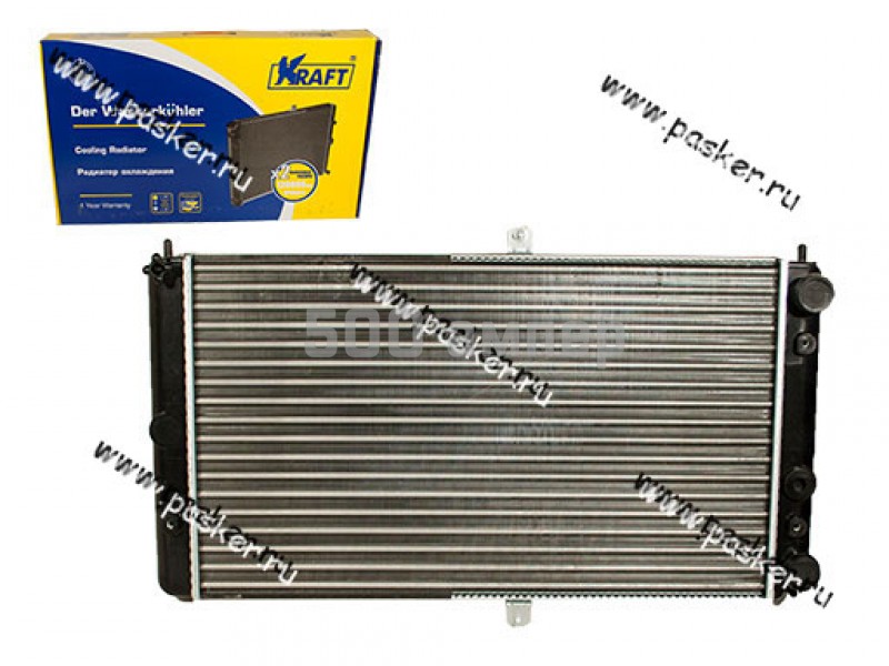 Радиатор 2110-12 KRAFT алюминиевый 2110-1301012-10 3555
