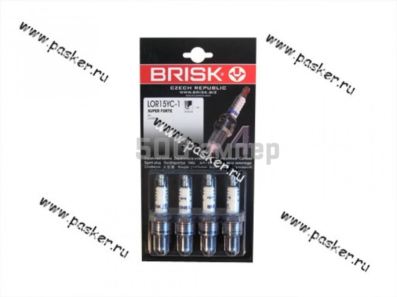 Свечи BRISK 2108-10 LOR15YC-1-J SUPER FORTE 8 кл инжектор с медным электродом 45351