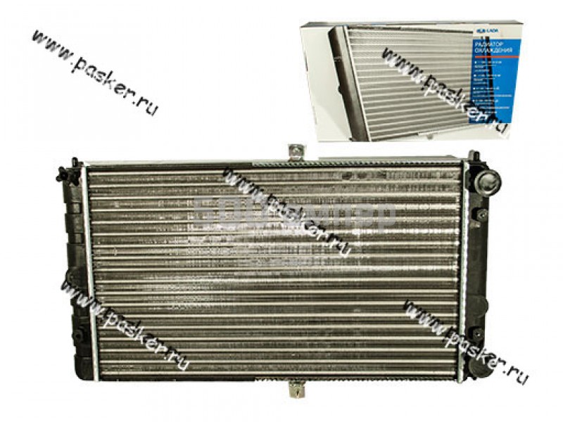 Радиатор 2110-12 ДААЗ АвтоВАЗ инжектор ОАТ 21120-1301012-10 9098