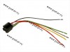 Колодка соединительная реле с 5-ю проводами L=220мм на автосигнализации с диодной защитой 48949