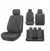 Чехлы на сиденья VW Sharan (95-00) / Ford Galaxy (95-05) 5 мест {Экокожа, серый + жаккардовая вставка} 28-029-000-0134