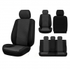 Чехлы на сиденья VW Polo Sedan (10-) (1/1) {Ткань, черный} 28-029-001-0054