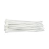 Комплект пластиковых хомутов VOREL nylon 6.6, 2.4x190, белые, 100шт 73884