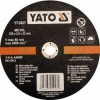 Круг отрезной прямой по металлу YATO 125х1.2 мм, min 5 шт YT-5923