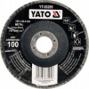 Круг шлифовальный лепестковый выпуклый YATO 125 мм, 22.4 мм, P40 YT-83292