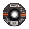 Круг зачистной шлифовальный, выпуклый, по металлу YATO 125х6.0 мм, min 5 шт YT-6124