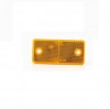 Катафот светоотражающий Fristom DOB-034 Z желтый (90х40мм) прямоугольный с отверстиями DOB034Z_FIO