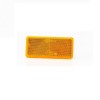 Катафот светоотражающий Fristom DOB-035 Z желтый (90х40мм) прямоугольный на липучке DOB035Z_FIO