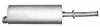 Глушитель ГАЗ-3302 Евро 3 (дв. Камминс) удлиненный АК330202120100840 АК330202120100840