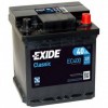Аккумулятор EXIDE EC400 CLASSIC  40Ah 320A (-+)  EC400_EXI