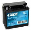Аккумулятор EXIDE 15Ah 200A EK151 EK151_EXI