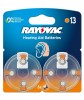 Батарейка VARTA для слуховых аппаратов Rayovac HAB 13 Blister 8 04606745418