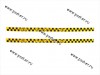Наклейка - молдинг Такси на магните 4х100см 2 полосы желтая 59149