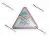 Наклейка Ребенок в машине треугольник внутренняя 12х13см 20053