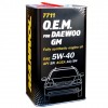 Моторное масло Mannol 51964 7711 OEM for Daewoo GM 5W-40 SN 4л. METALL 51964