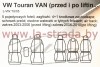 Чехлы на сиденья VW Touran I (05-10) 28-004-042-0194