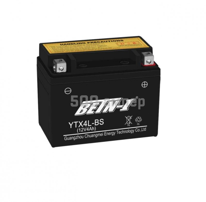 Аккумулятор BETN 4Ah (YTX4L-BS) 50A 31814