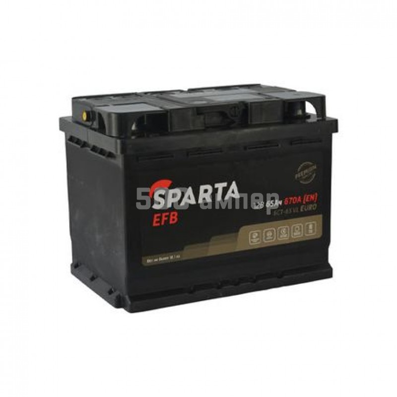 Аккумулятор Sparta EFB 65Ah 670A R+ 32491
