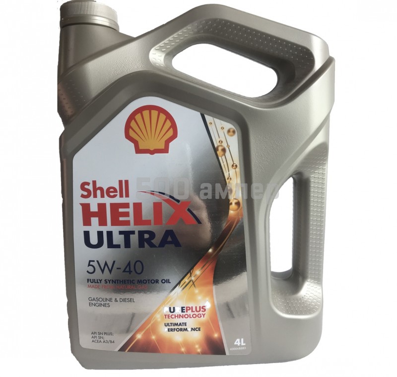 Масло Shell Helix Ultra 5W40 4л 32080
