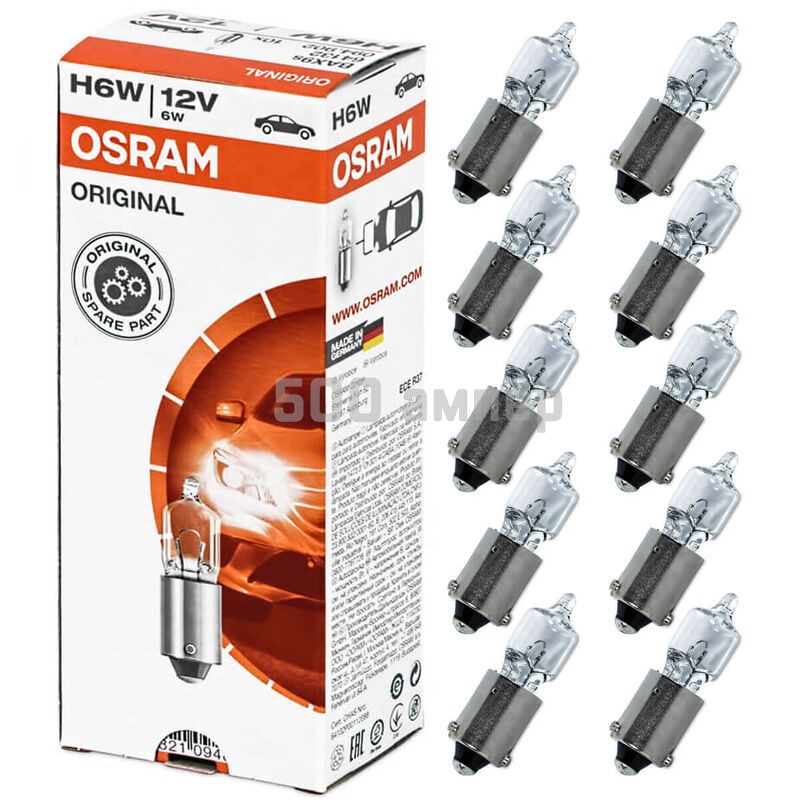 Лампа Osram 12V 21W H6W (64132) 32426