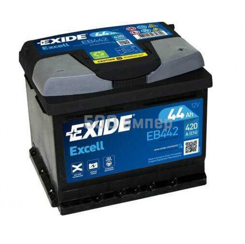 Аккумулятор EXIDE EXCELL EB442 44Ah 420A R+ 32750