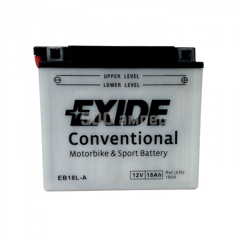 Аккумулятор EXIDE CONVENTIONAL 12V 18AH 240A ETN EB18LA