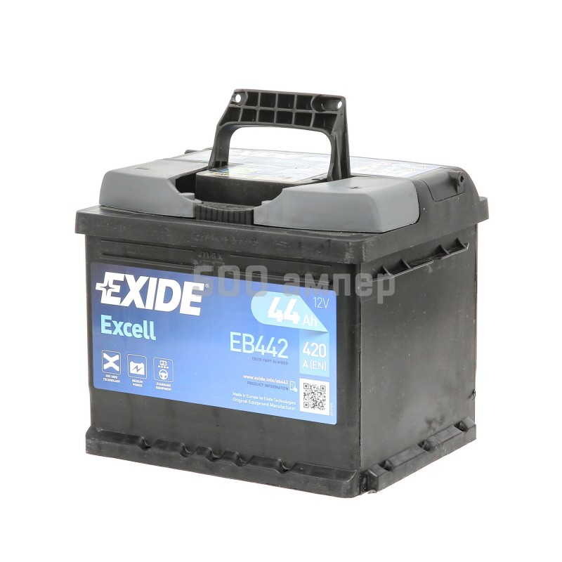 Аккумулятор EXIDE EXCELL 12V 44AH 420A ETN 0(R+) EB442