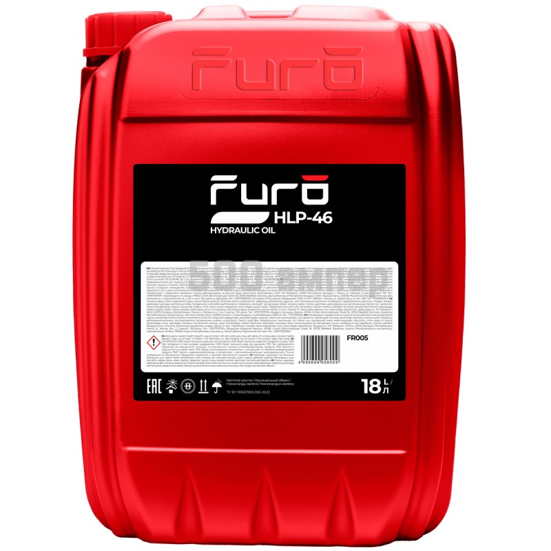 Масло гидравлическое Furo Hydraulic oil HLP 46 18L FR005_FUO