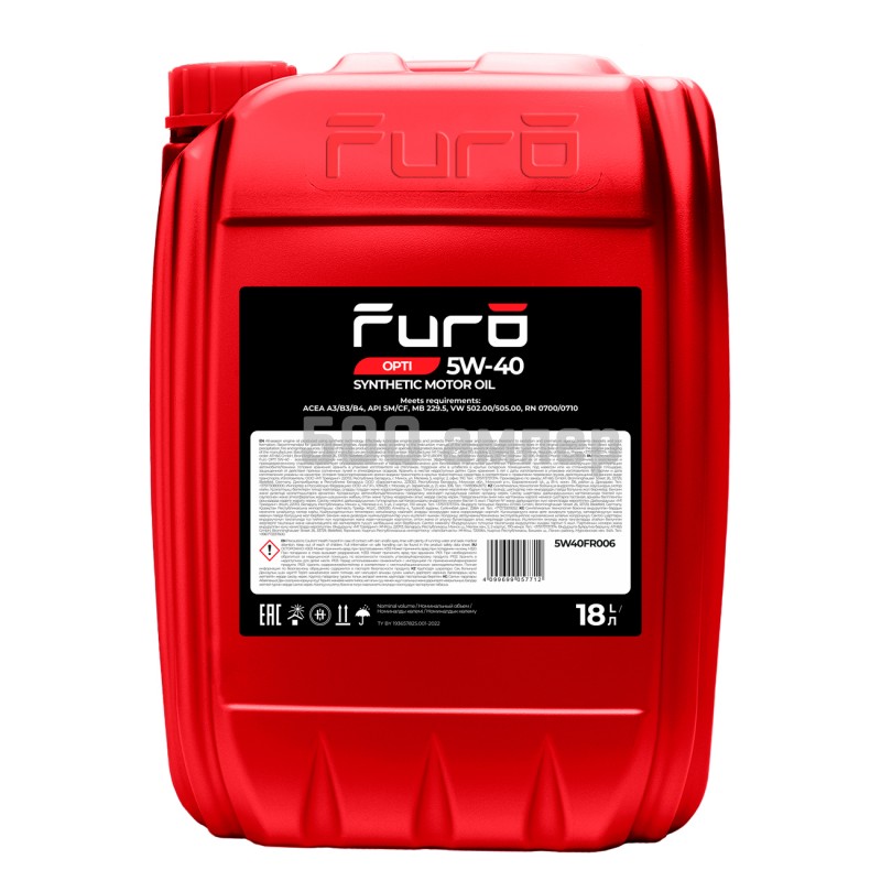 Масло моторное Furo OPTI 5W40 18L 5W40FR006_FUO