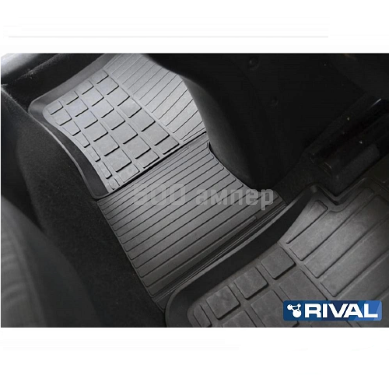 Коврики салона литьевые RIVAL для Hyundai Solaris I седан, хэтчбек 2010-2017/Kia Rio III седан, хэтчбек 2011-2017 62305001