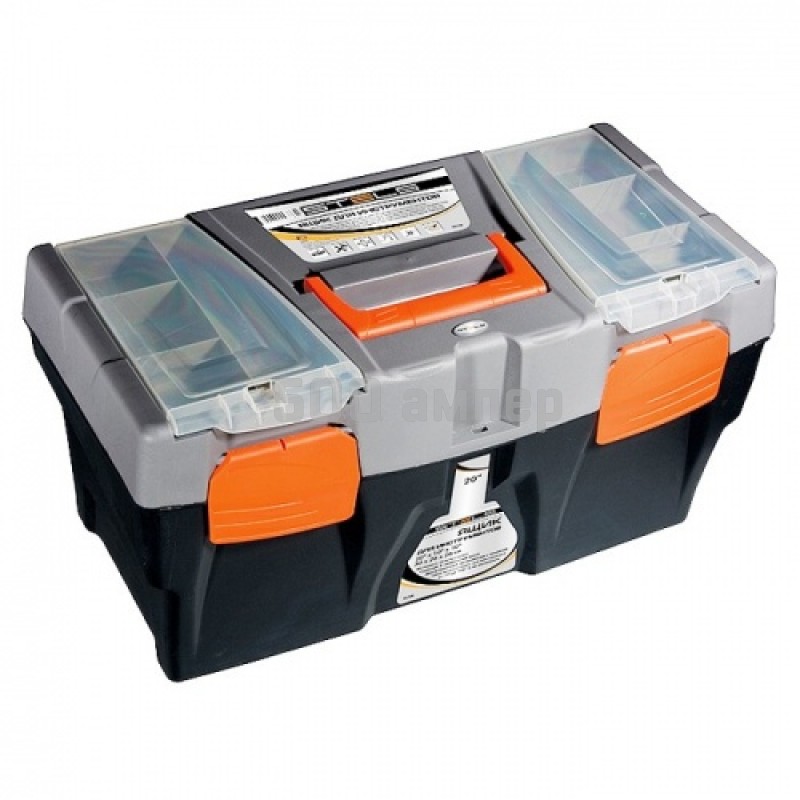 Ящик для инструмента пластмассовый STELS 500х260х260 мм, 20" 90705