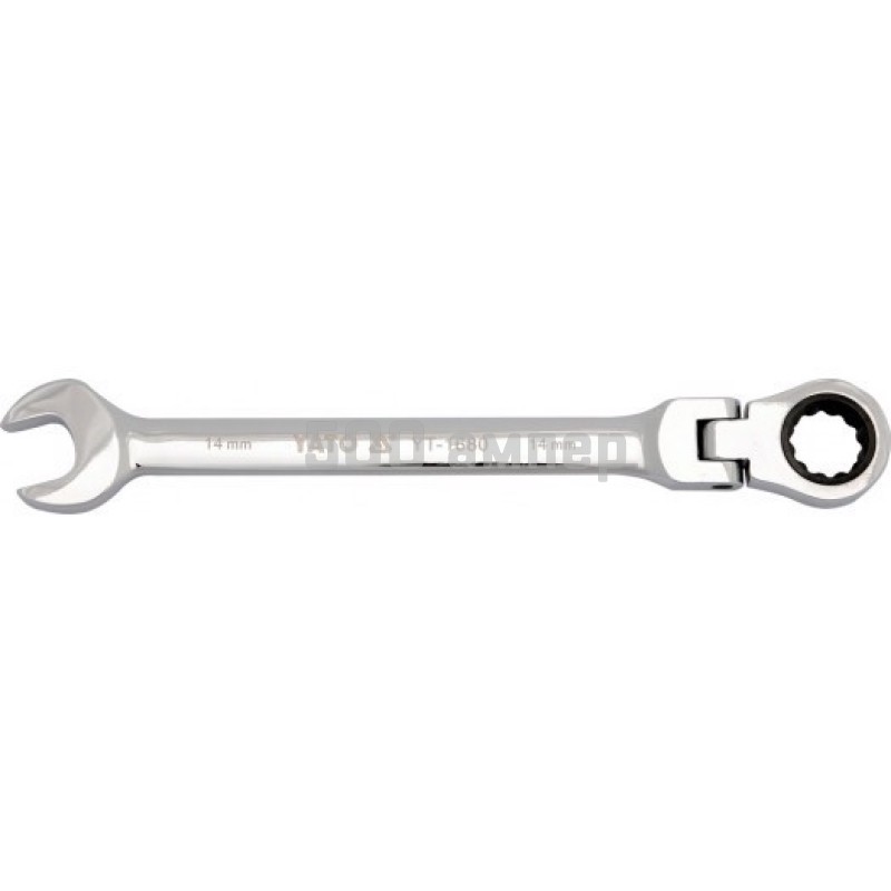 Ключ комбинированный трещоточный с шарниром YATO 13 мм YT-1679