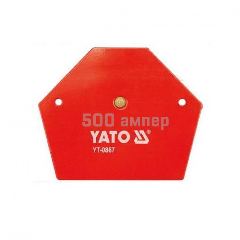 Струбцина магнитная для сварки YATO 11.5 кг, 64х95х14 мм YT-0866