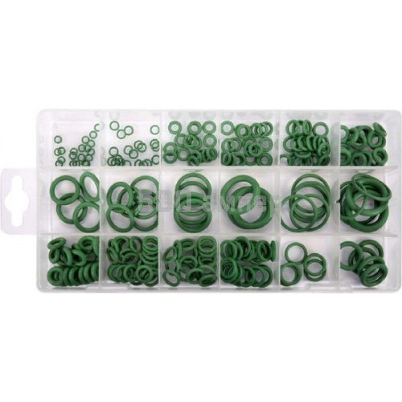 Набор резиновых колец для кондиционеров YATO 225 предметов, зеленого цвета YT-068791