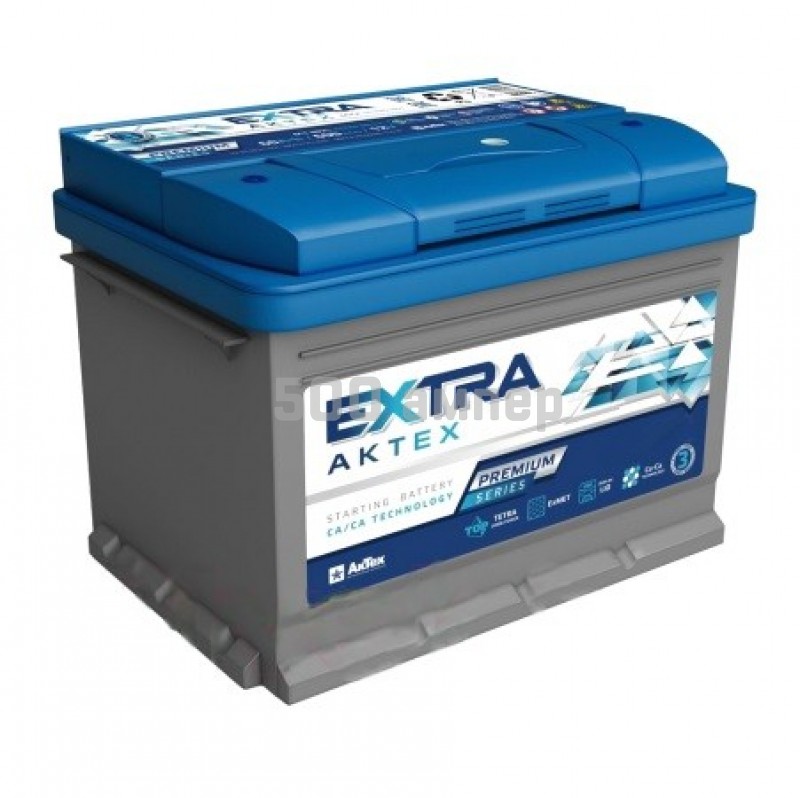 Аккумулятор AKTEX EXTRA EFB 60Ah 630А R+ ATEXPEFB60-3-R