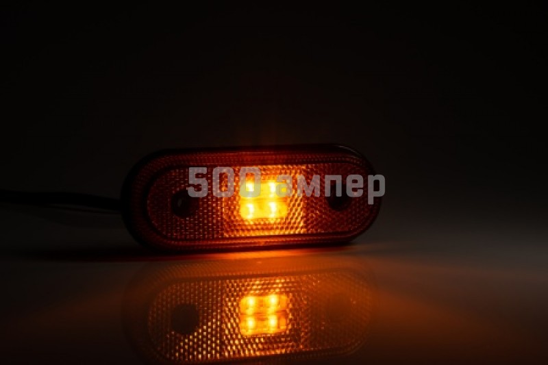 Фонарь габаритный светодиодный FRISTOM FT-020 Z LED с проводом желтый FT020ZLED_FIO
