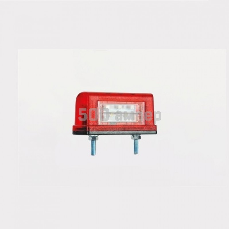 Подсветка номера Fristom FT-016/A LED красного цвета c габаритом и проводом FT016ALED_FIO