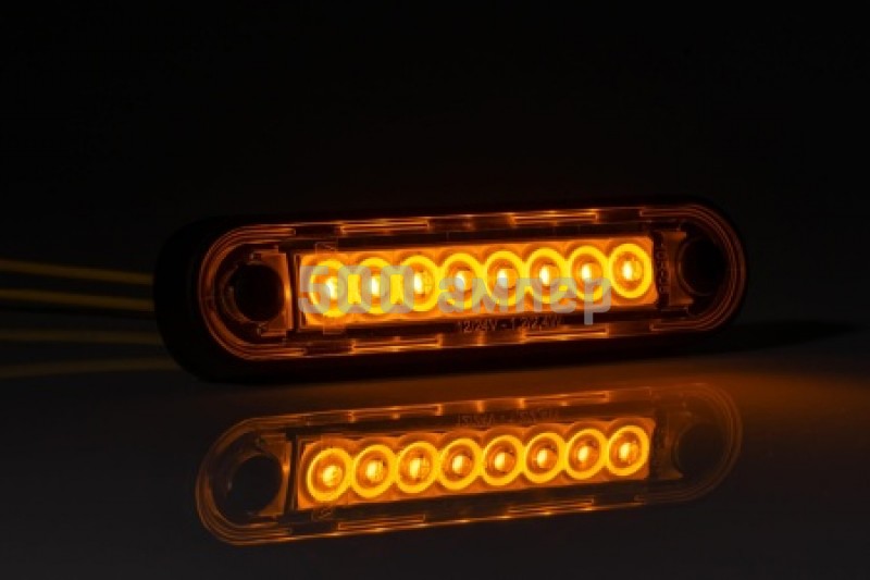 Фонарь габаритный Fristom FT-073 Z LED LONG светодиодный желтый FT073ZLEDLONGD_FIO