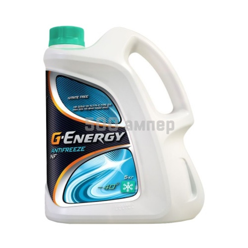 Антифриз G-Energy Antifreeze NF 40 5кг, G-11, зеленый 2422210119