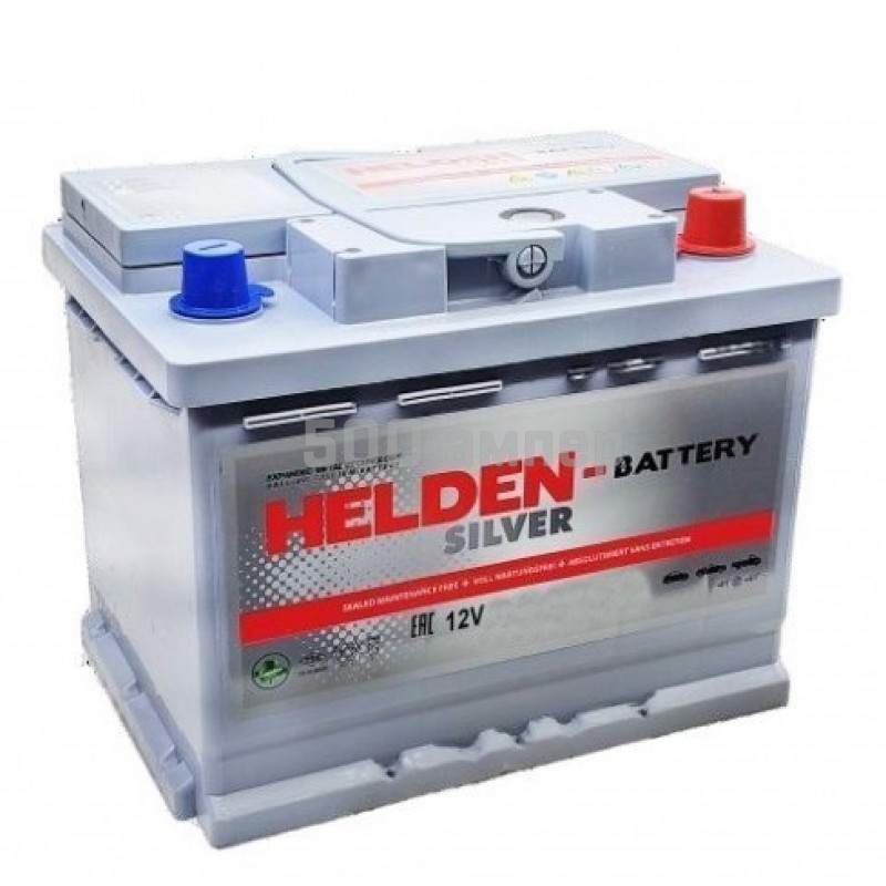 Аккумулятор HELDEN SILVER 62Ah 540A R+ (242x175x190) SMF56030