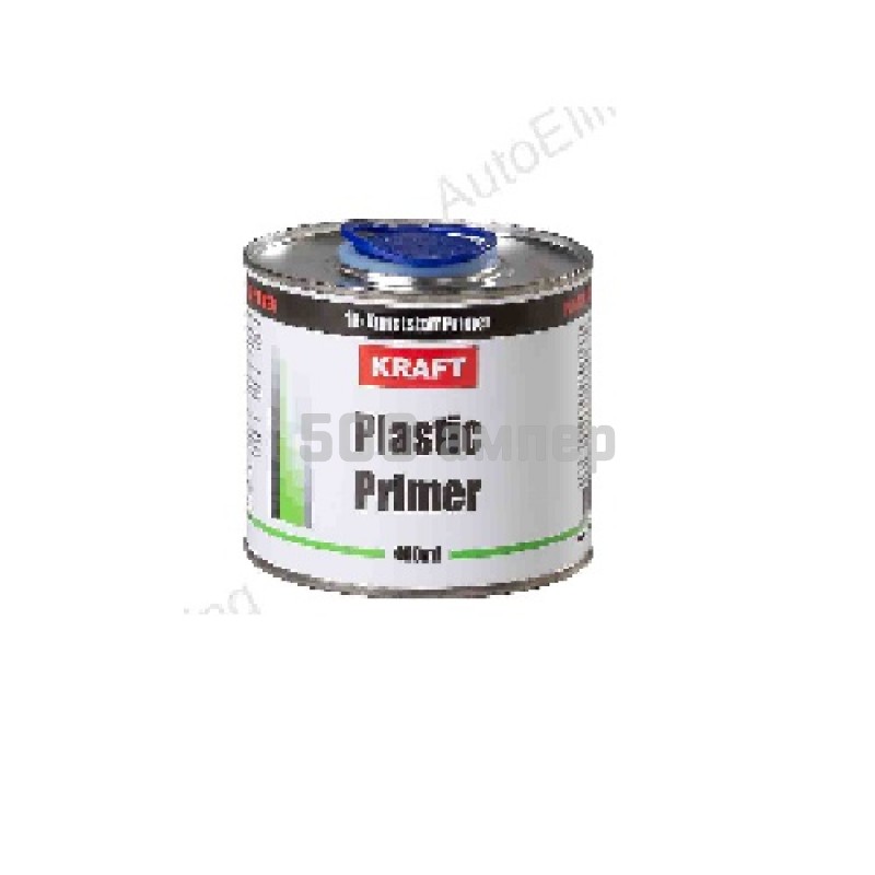 Грунт для пластика "KRAFT PLASTIC PRIMER" 1К, белый, полупрозрачный, 0,5л 025002
