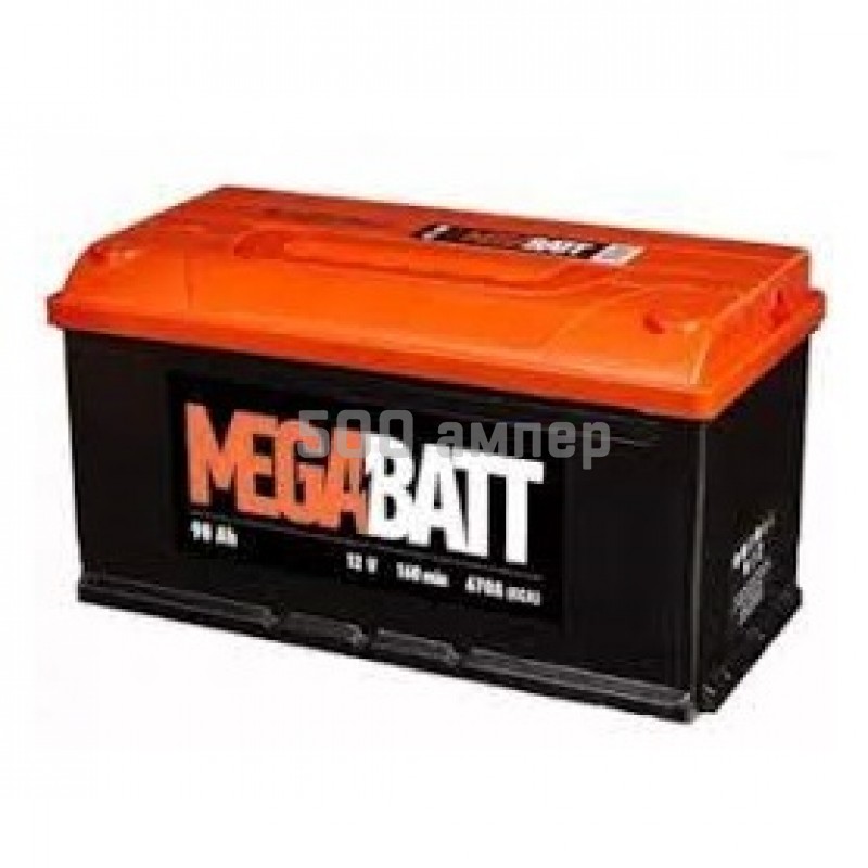 Аккумулятор MEGA BATT 90Ah 670A (EN) рус (350x175x190) 6СТ-90N