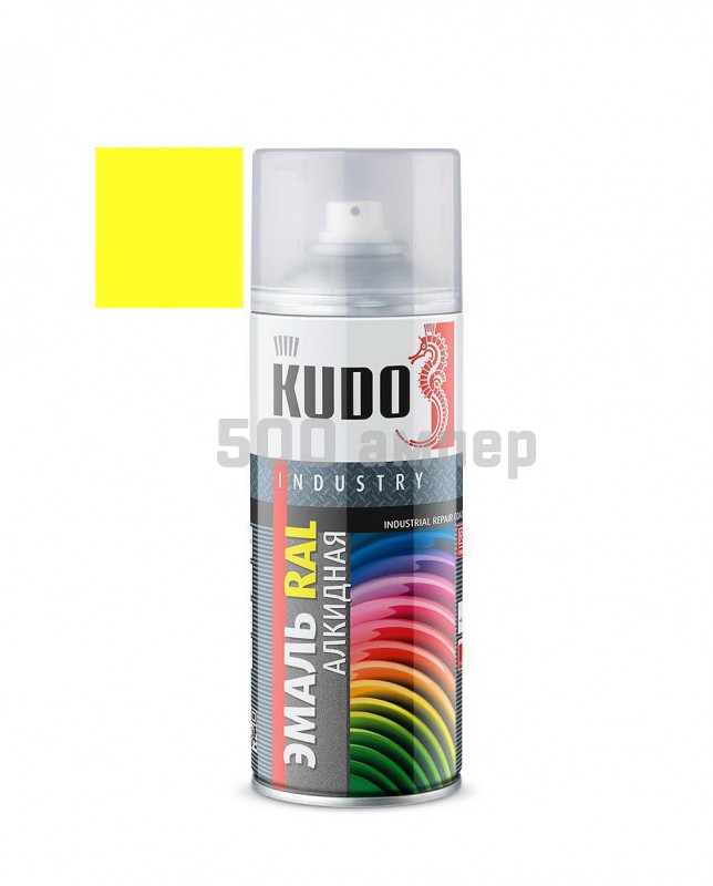 Краска KUDO RAL цинково-желтая 500мл (KU-1018) 35994