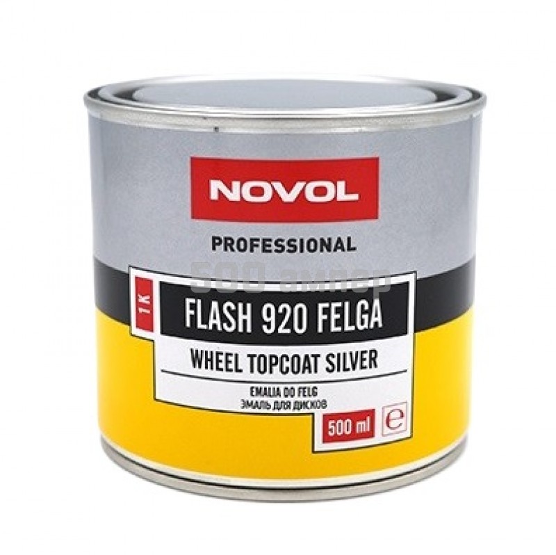 Эмаль для дисков NOVOL FLASH 920 FELGA серебро 0.5л 91412