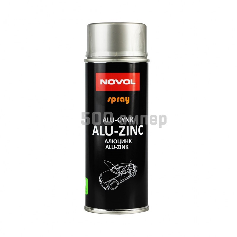 Алюцинк металлический NOVOL SPRAY ALU-ZINC 400 мл 90408