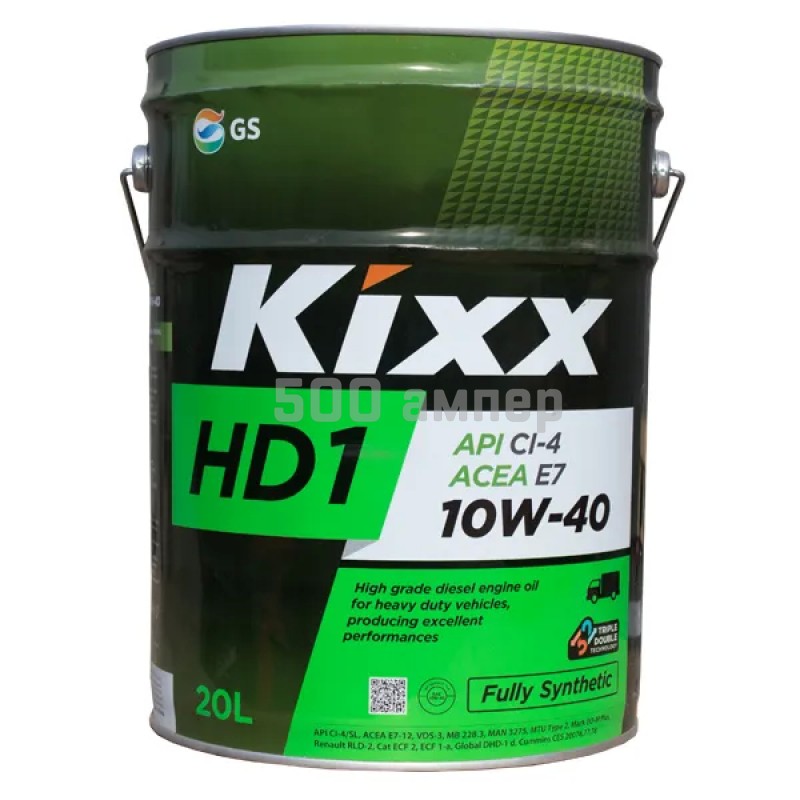 Масло моторное KIXX HD1 10W40 20л L2061P20E1