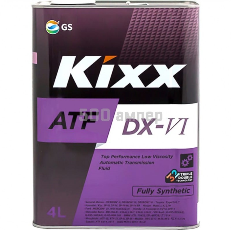 Масло трансмиссионное KIXX ATF DX-VI 4л L252444TE1