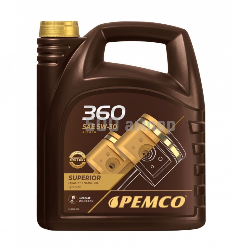 Масло моторное PEMCO 360 5W-30 ACEA C4 5л PM0360-5 56333